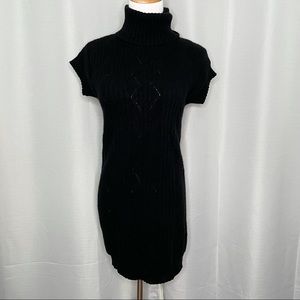 Benetton wool turtleneck mini dress
